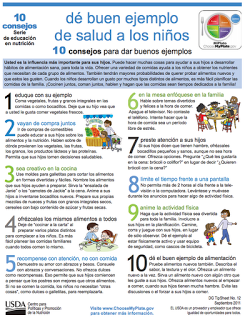 10 consejos para dar buenos ejemplos de salud a los niños