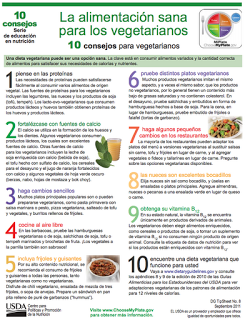 10 consejos para vegetarianos