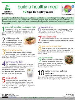 10 tips for healthy meals