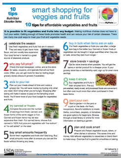 10 tips for affordable vegetables and fruits